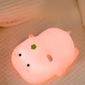 Veilleuse en silicone souple aux formes arrondies, chambre d'enfant