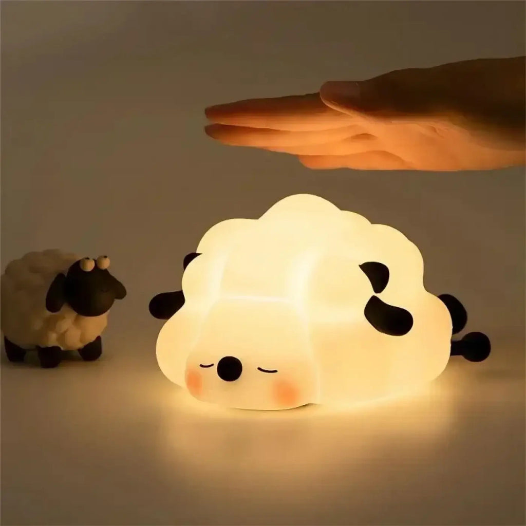 Veilleuse animal pour chambre d'enfant, lapin, mouton ou panda