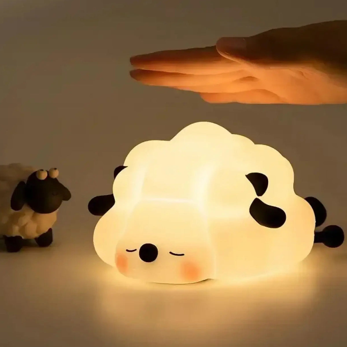 Veilleuse animal pour chambre d'enfant, lapin, mouton ou panda