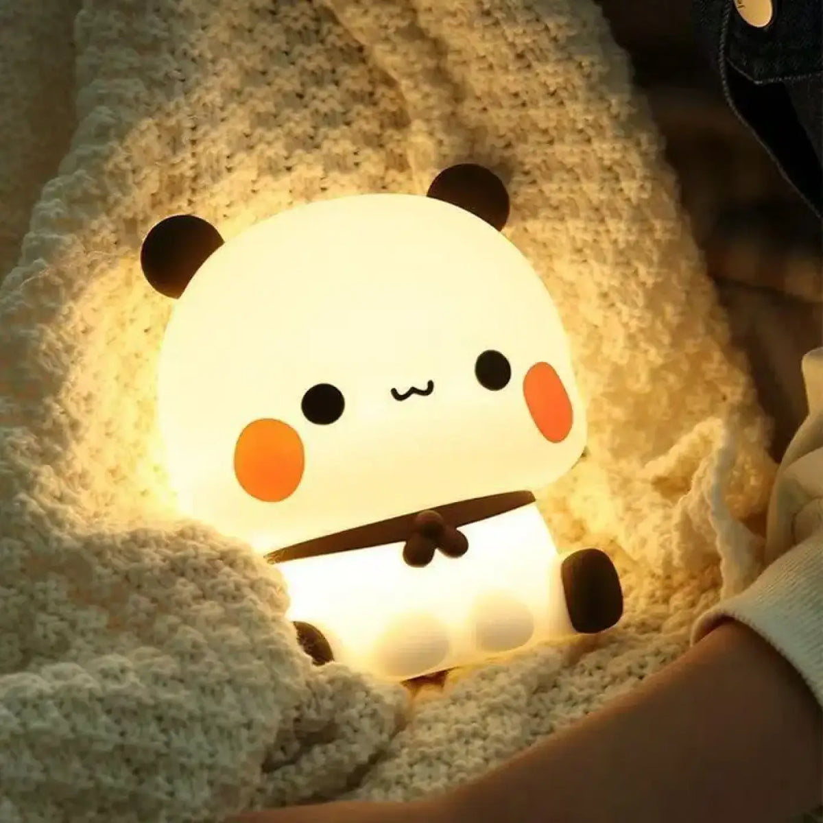 Veilleuse panda cocooning pour table de chevet