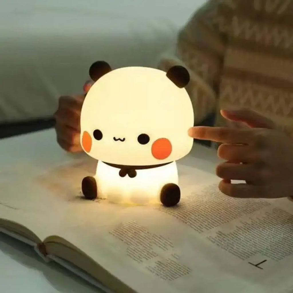 Veilleuse panda cocooning pour table de chevet