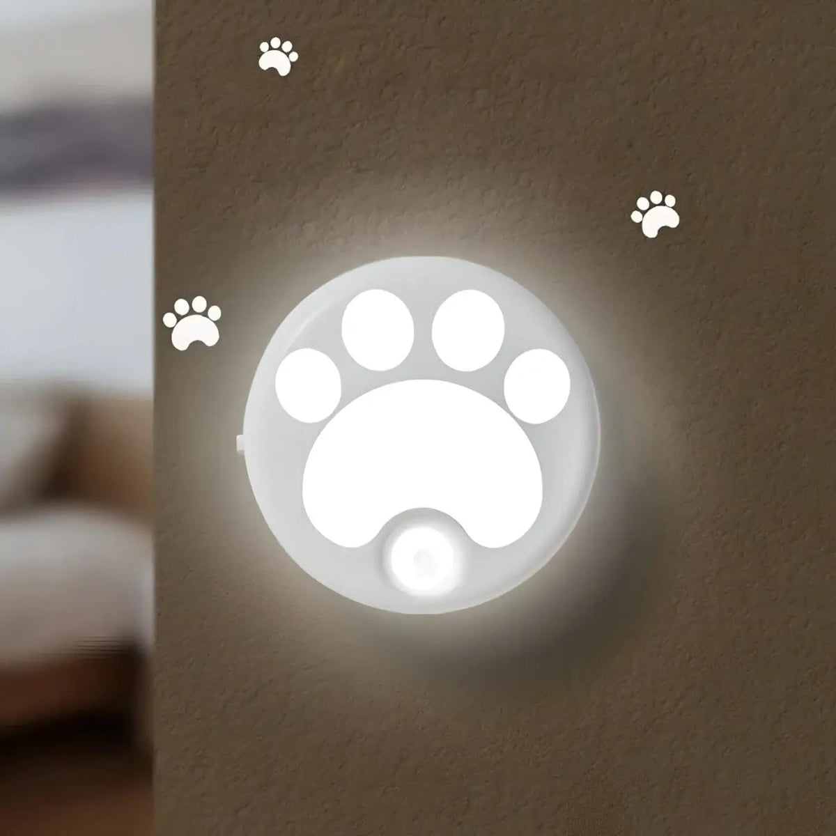 Veilleuse en forme de patte de chien, pour enfant ou adulte