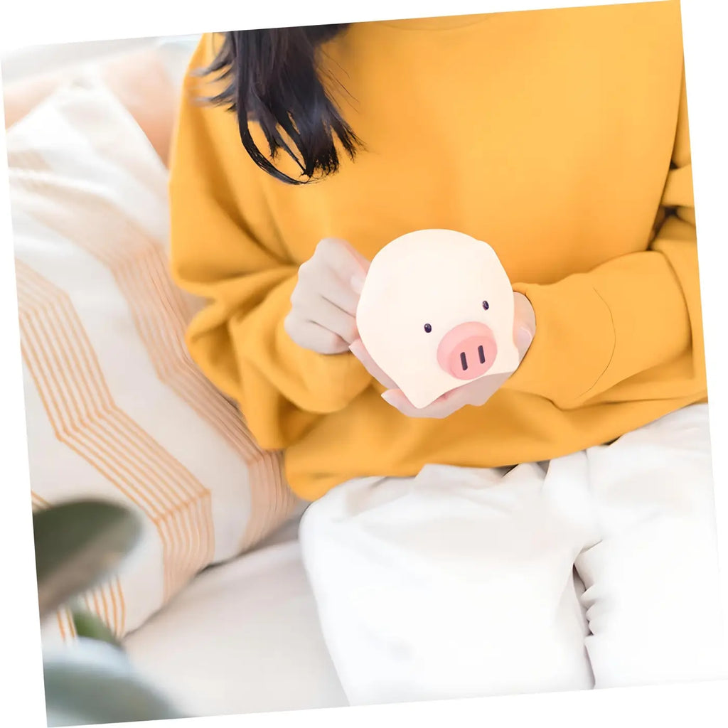 Veilleuse cochon à la couleur de lumière modulable