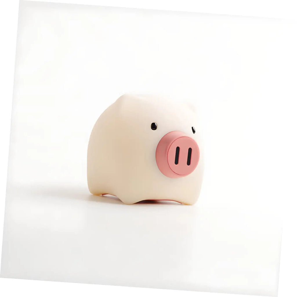 Veilleuse cochon à la couleur de lumière modulable