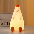 Veilleuse à silhouette simple et douce, lueur feutrée