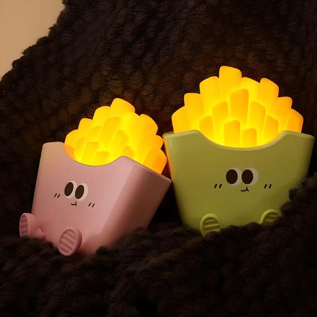 Veilleuse gourmande rechargeable USB, rouge, vert ou rose