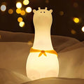Veilleuse animal en silicone doux, LED intégrée