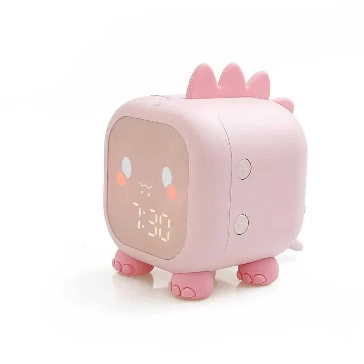 Veilleuse petit dinosaure, repère jour et nuit, trois coloris, rose