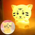 Veilleuse petit tigre, jaune, blanc, rose ou bleu, jaune