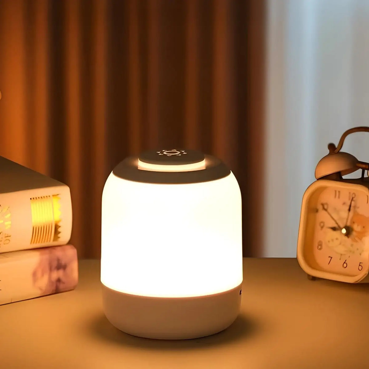 Veilleuse adulte épurée, plusieurs teintes de lumière