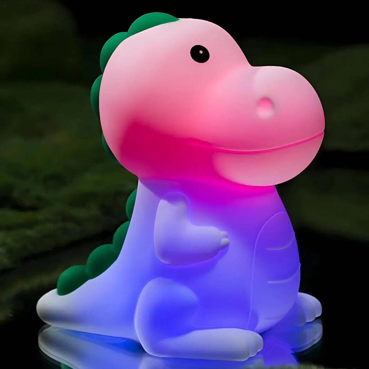 Veilleuse petit dinosaure LED, jeux de couleurs, rechargeable