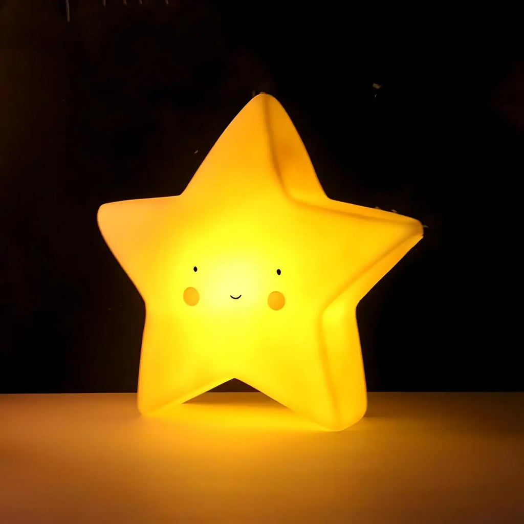 Veilleuse en forme d'étoile pour chambre d'enfant