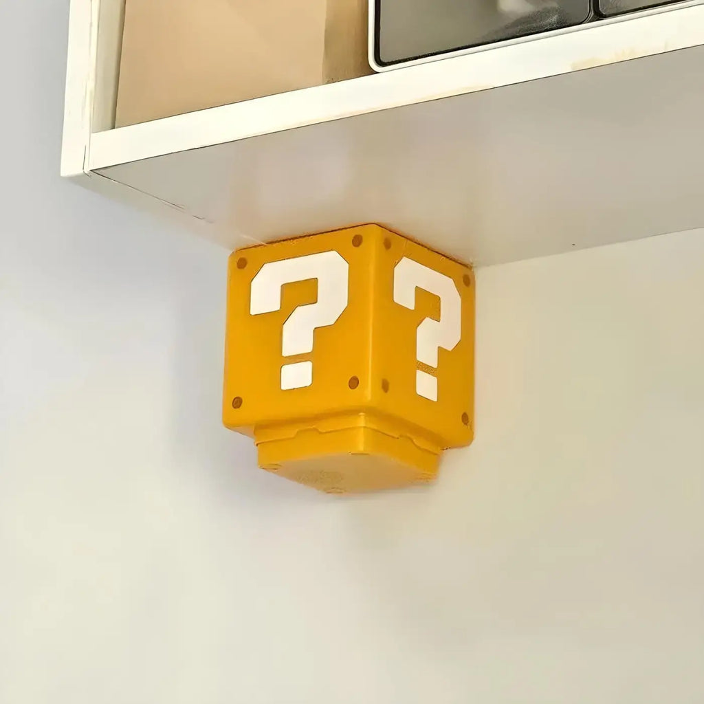 Veilleuse cube rétro esprit jeu vidéo, pour chambre ou bureau